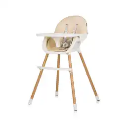 Netto Marken-Discount Chipolino Kinderhochstuhl Rio 2 in 1, Kinderstuhl rutschfeste Beine 5-Punkt-Gurt hellbraun Angebot