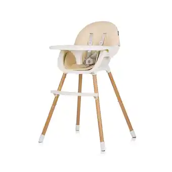 Netto Marken-Discount Chipolino Kinderhochstuhl Rio 2 in 1, Kinderstuhl rutschfeste Beine 5-Punkt-Gurt hellbraun Angebot