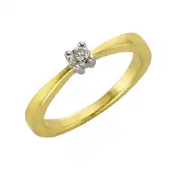 Netto Marken-Discount Diamonds by Ellen K. Ring 375/- Gold Brillant 0,10ct Angebot