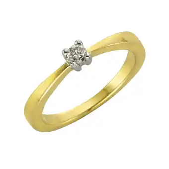 Netto Marken-Discount Diamonds by Ellen K. Ring 375/- Gold Brillant 0,10ct Angebot