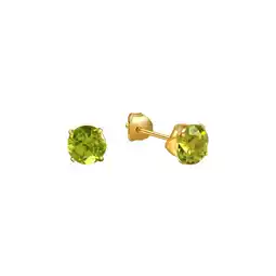 Netto Marken-Discount Fascination by Ellen K. Ohrringe 333 Gold mit echten Peridot-Steinen 5mm Angebot