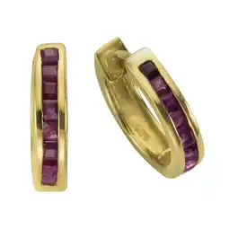 Netto Marken-Discount Fascination by Ellen K. Ohrringe Gold 585 mit 16x Rubin Angebot