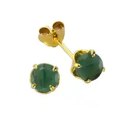 Netto Marken-Discount Fascination by Ellen K. Ohrringe Gold 333 Smaragd 5mm Angebot