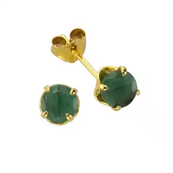 Netto Marken-Discount Fascination by Ellen K. Ohrringe Gold 333 Smaragd 5mm Angebot
