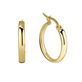 Netto Marken-Discount Fascination by Ellen K. Ohrringe 333 Gold 17,5mm Durchmesser Angebot