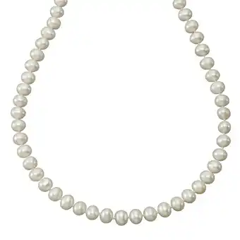 Netto Marken-Discount Fascination by Ellen K. Halskette Gold 375 mit Perle weiß 6,5-7mm Angebot