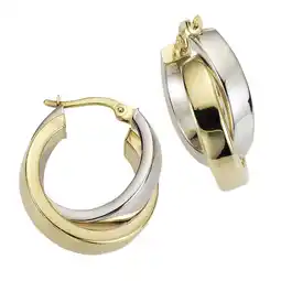 Netto Marken-Discount Celesta Gold Ohrring 333/- Gelbgold bicolor Angebot