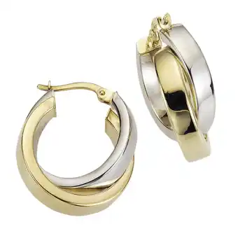 Netto Marken-Discount Celesta Gold Ohrring 333/- Gelbgold bicolor Angebot