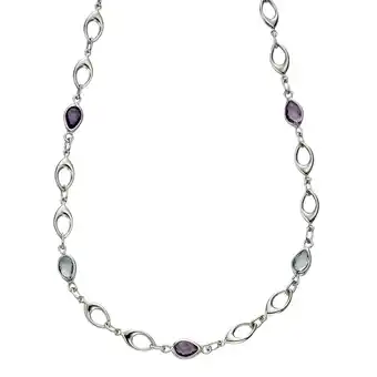Netto Marken-Discount Fascination by Ellen K. Halskette Gold 375 Blautopas (beh.) + Amethyst Angebot