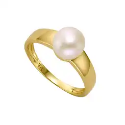 Netto Marken-Discount Fascination by Ellen K., Vivance Ring Gold 375 Perle weiß 7,5-8mm Angebot
