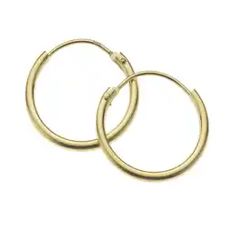 Netto Marken-Discount Fascination by Ellen K. Ohrringe Gold 585 15mm Durchmesser Angebot