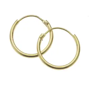 Netto Marken-Discount Fascination by Ellen K. Ohrringe Gold 585 15mm Durchmesser Angebot