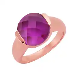 Netto Marken-Discount Jamelli Ring 925 Silber Quarz pink (beh.) Angebot