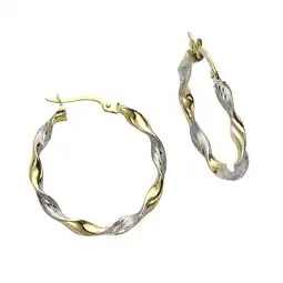 Netto Marken-Discount Fascination by Ellen K. Ohrringe Gold 333 zweifarbig glanz matt Angebot