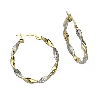 Netto Marken-Discount Fascination by Ellen K. Ohrringe Gold 333 zweifarbig glanz matt Angebot