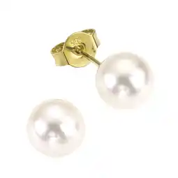 Netto Marken-Discount Fascination by Ellen K. Ohrringe Gold 585 Akoya-Perle 6,5-7mm Angebot