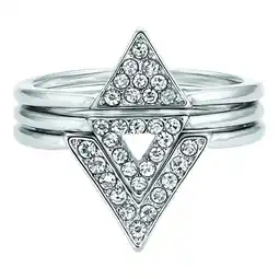 Netto Marken-Discount Buckley London Ring rhodiniert mit Kristallen Angebot