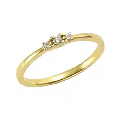 Netto Marken-Discount Orolino Ring Gold 585 mit 3x Brillant zus. 0,08ct Angebot
