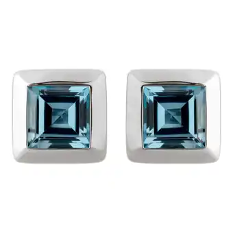 Netto Marken-Discount Orolino Ohrringe Gold 585 mit 2x Blautopas (beh.) London Blue Angebot