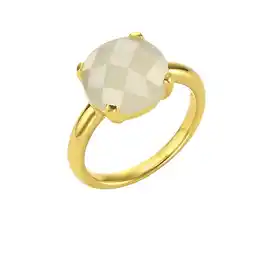 Netto Marken-Discount Jamelli Ring 925 Silber vergoldet mit Mondstein Angebot