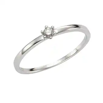 Netto Marken-Discount Orolino Ring Gold 750 mit Brillant 0,07ct Angebot