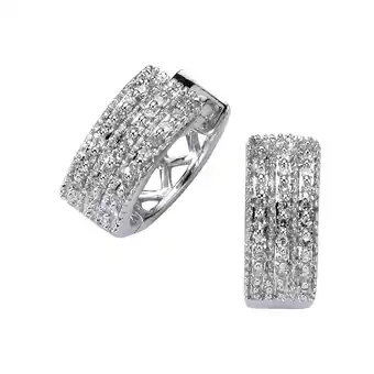 Netto Marken-Discount Diamonds by Ellen K. Ohrringe Gold 585 mit 48x Diamant zus. 0,15ct Angebot