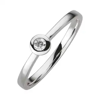 Netto Marken-Discount Orolino Ring 750 Gold 1x Brillant 0,07ct Angebot