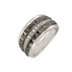 Netto Marken-Discount Celesta Silber Ring Silber 925 rhodiniert mit Zirkonia-Steinen Angebot