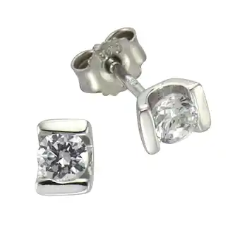 Netto Marken-Discount Celesta Gold Ohrring 375/- Weißgold Zirkonia Angebot