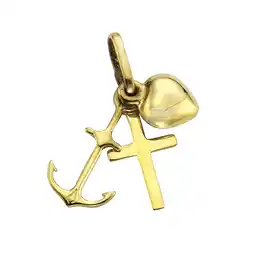 Netto Marken-Discount Fascination by Ellen K. Anhänger 333 Gold Glaube Liebe Hoffnung Angebot