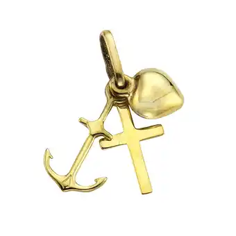 Netto Marken-Discount Fascination by Ellen K. Anhänger 333 Gold Glaube Liebe Hoffnung Angebot