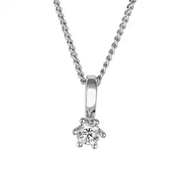 Netto Marken-Discount Orolino Halskette Gold 585 mit natürlichem Brillant 0,20ct Angebot