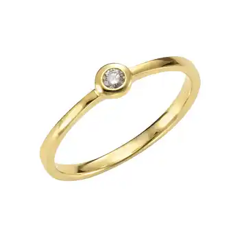 Netto Marken-Discount Orolino Ring Gold 750 mit Brillant 0,05ct Angebot