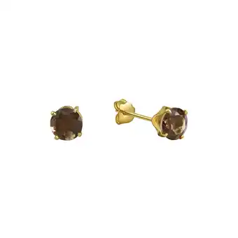 Netto Marken-Discount Fascination by Ellen K. Ohrringe Gold 585 Rauchquarz 5mm Angebot