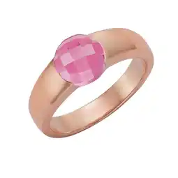Netto Marken-Discount Jamelli Ring 925 Silber rosé vergoldet Quarz (beh.) Angebot