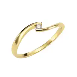 Netto Marken-Discount Orolino Ring Gold 750 mit Brillant 0,04ct Angebot