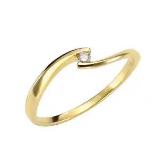 Netto Marken-Discount Orolino Ring Gold 750 mit Brillant 0,04ct Angebot
