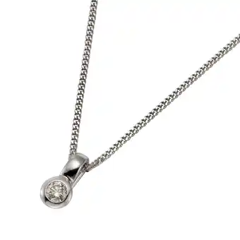 Netto Marken-Discount Diamonds by Ellen K. Halskette 585 Gold Brillant 0,20ct Angebot