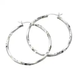 Netto Marken-Discount Celesta Silber Creolen 925 Silber rhodiniert 4,0cm Angebot