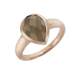 Netto Marken-Discount Jamelli Ring 925 Silber rosé vergoldet Rauchquarz Angebot