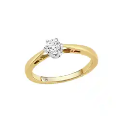 Netto Marken-Discount Diamonds by Ellen K. Ring Gold 585 zweifarbig mit Diamant 0,25ct Angebot
