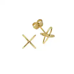 Netto Marken-Discount Celesta Gold Ohrringe 375 Gold Kreuz Angebot