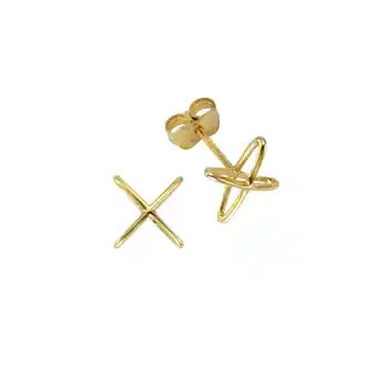 Netto Marken-Discount Celesta Gold Ohrringe 375 Gold Kreuz Angebot