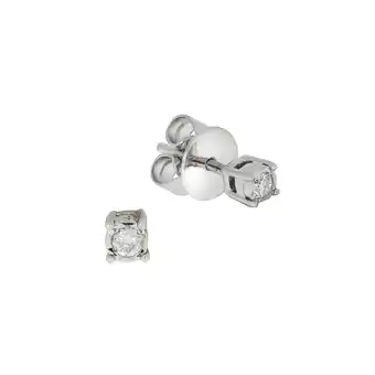 Netto Marken-Discount Diamonds by Ellen K. Ohrstecker 585 Weißgold Brillant 0,07ct Angebot
