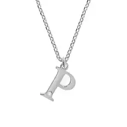 Netto Marken-Discount Diamonds by Ellen K. Halskette Silber 925 mit 1x Diamant 0,008ct. Buchstabe P Angebot