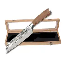 Netto Marken-Discount STONELINE Hammerschlag Santokumesser 30,5 cm, aus Damaszenerstahl Angebot
