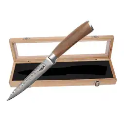 Netto Marken-Discount STONELINE Hammerschlag Allzweckmesser 24 cm, aus Damaszenerstahl Angebot