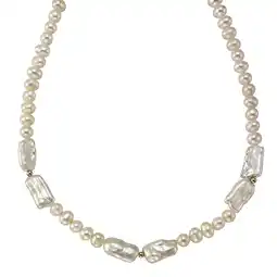 Netto Marken-Discount Fascination by Ellen K. Halskette Gold 585 Perle weiß 6-7mm Angebot