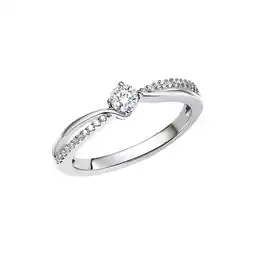 Netto Marken-Discount Diamonds by Ellen K. Ring Gold 585 mit 25 Brillanten zus. 0,25ct Angebot