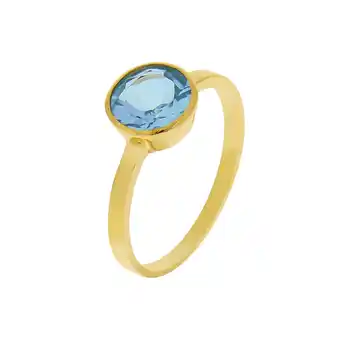 Netto Marken-Discount Fascination by Ellen K. Ring 375 Gold mit Blautopas (beh.) Angebot